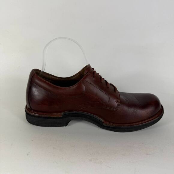 Dansko Josh Oxford Men's 7 Brown Leather Lace-Up Low Top Classic Dress Shoes - Picture 3 of 10